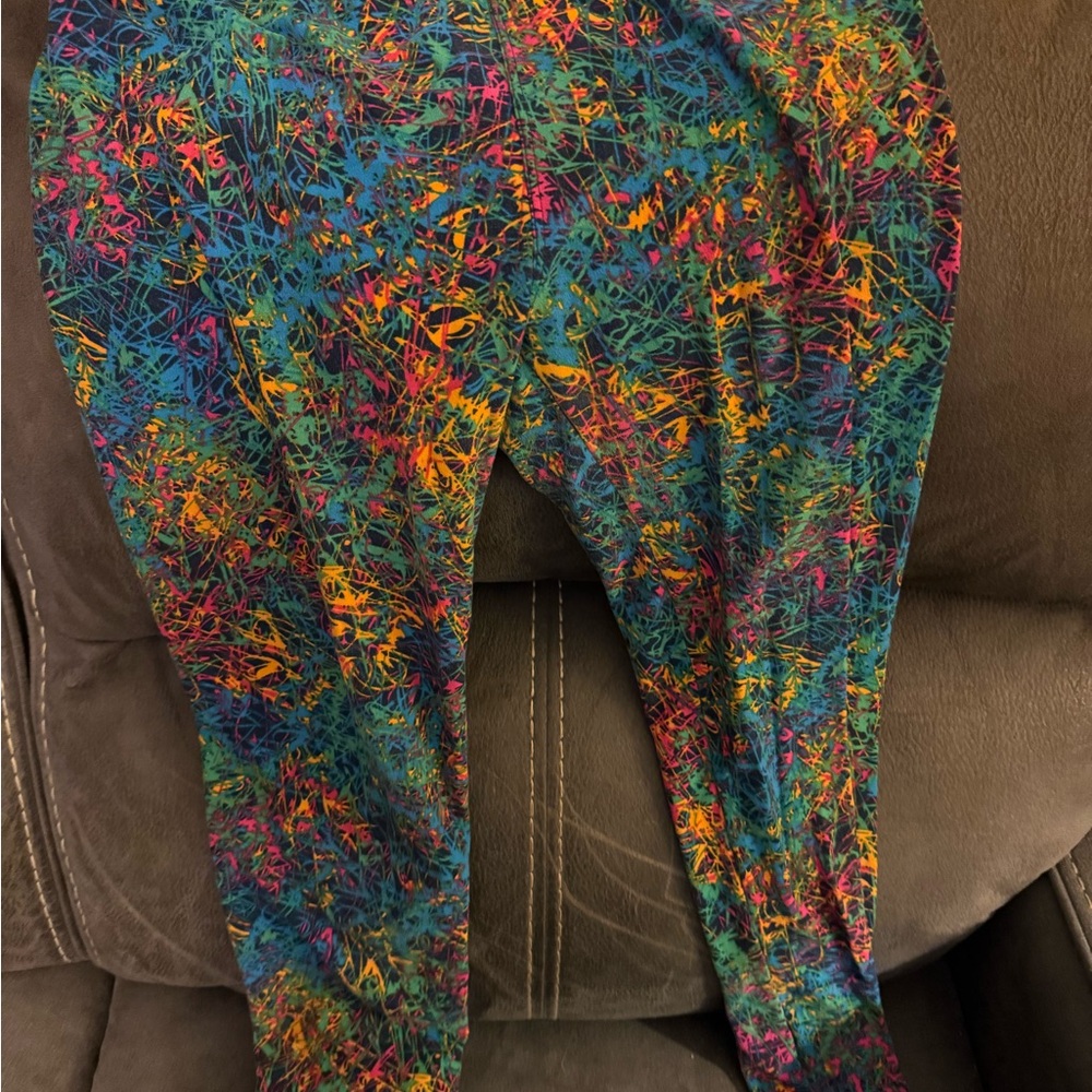 LuLaRoe Colorful Abstract Leggings